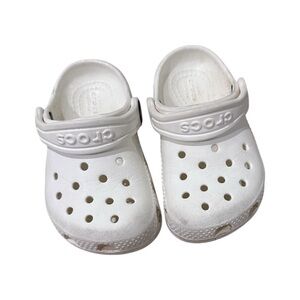 Toddler White Crocs